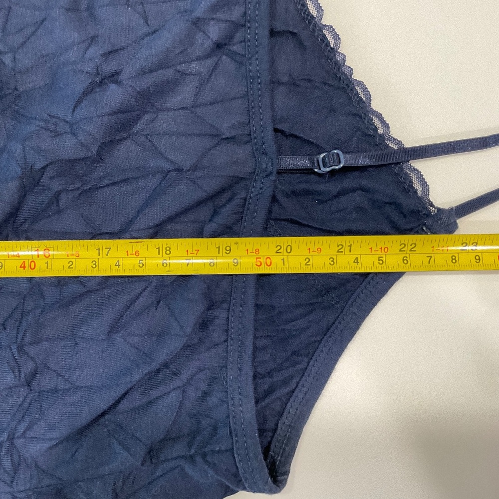 Maurice’s Women’s Dark Navy Lace Trim Crinkle Cami Size XXL - Picture 11 of 14